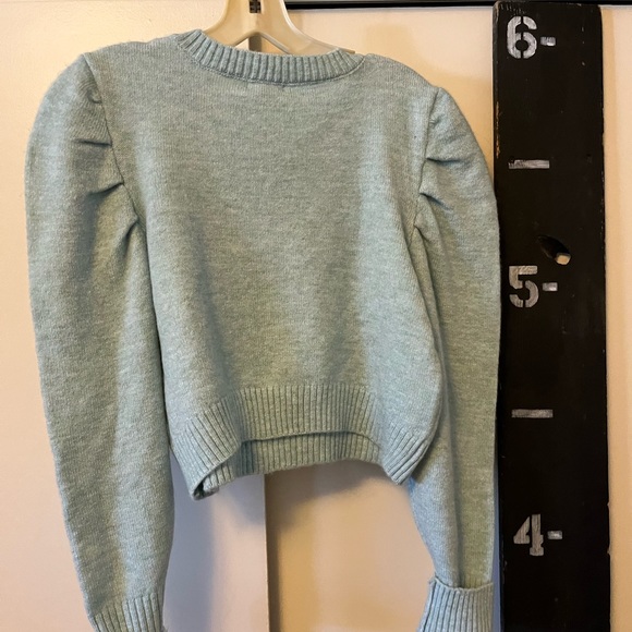 Wild Fable Sz M Cropped Puff Sleeves NWT - Picture 6 of 9